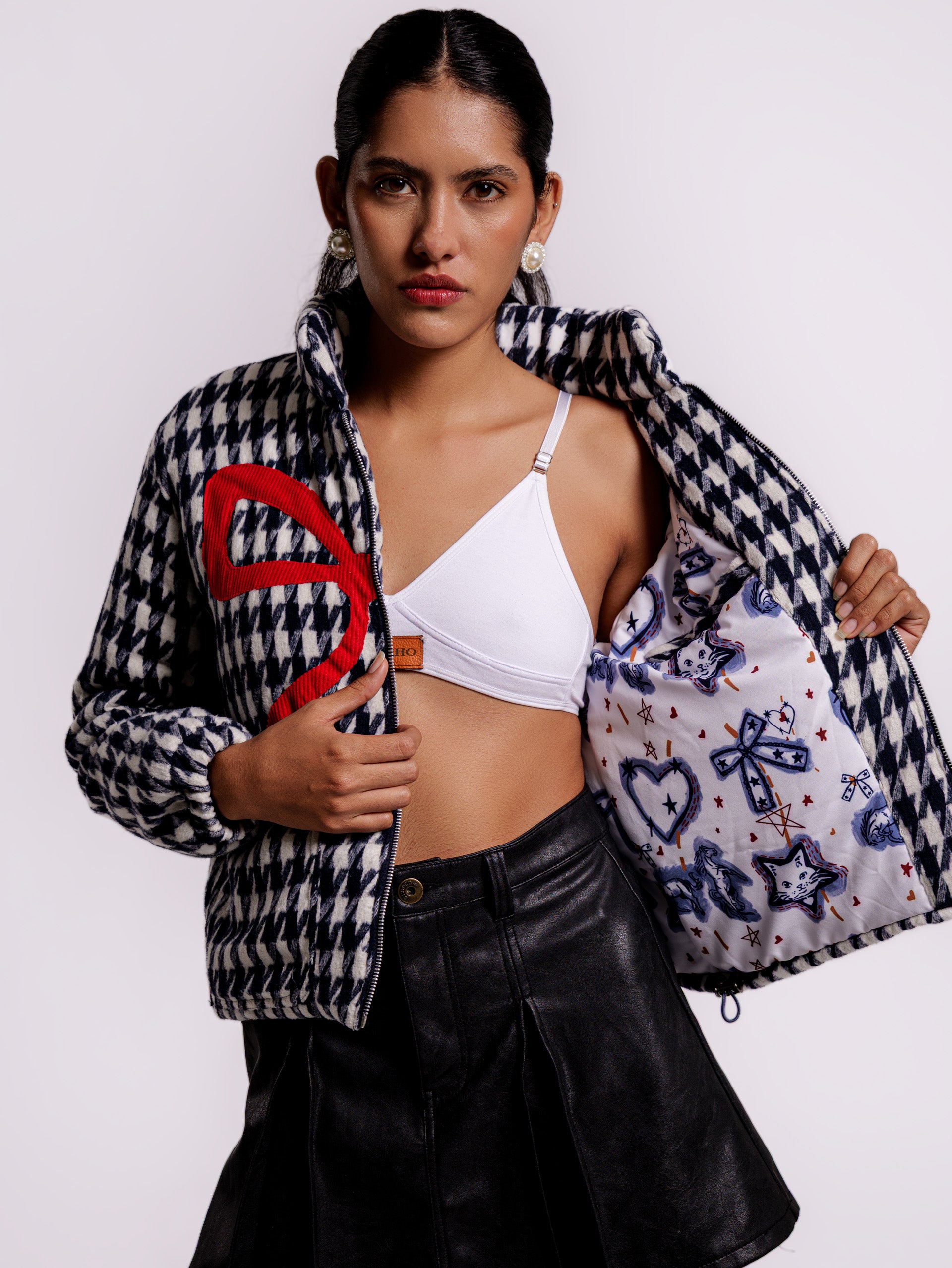 chaqueta Contrast Chic