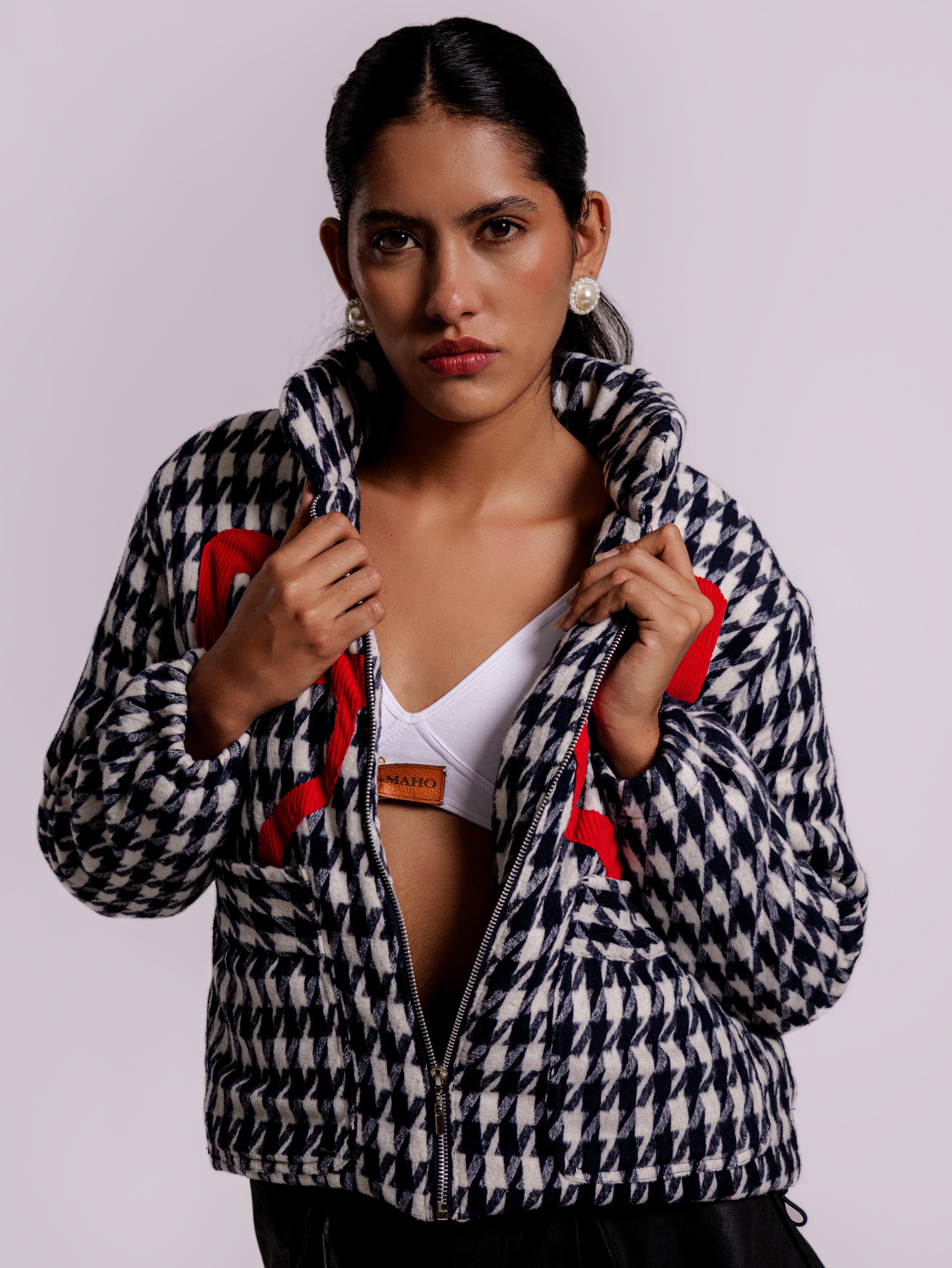 chaqueta Contrast Chic